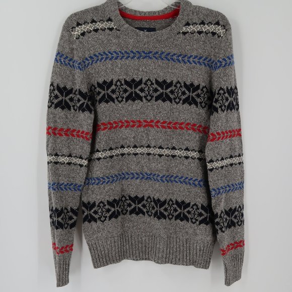 American Eagle Men's Holiday Christmas Sweater Size Medium - Picture 1 of 5